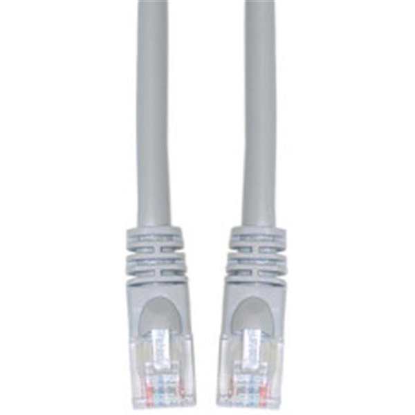 Cable Wholesale CableWholesale 10X8-02125 Cat6 Gray Ethernet Patch Cable  Snagless Molded Boot  25 foot 10X8-02125